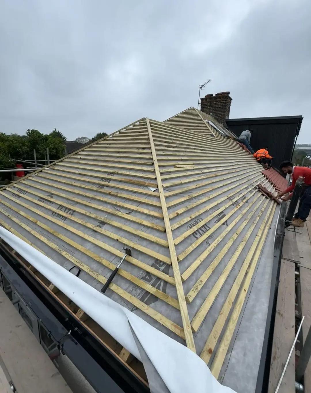 Tiled roof by Top Level Roofing & Building Solutions