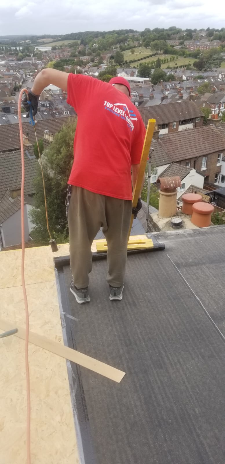 Flat roof by Top Level Roofing & Building Solutions