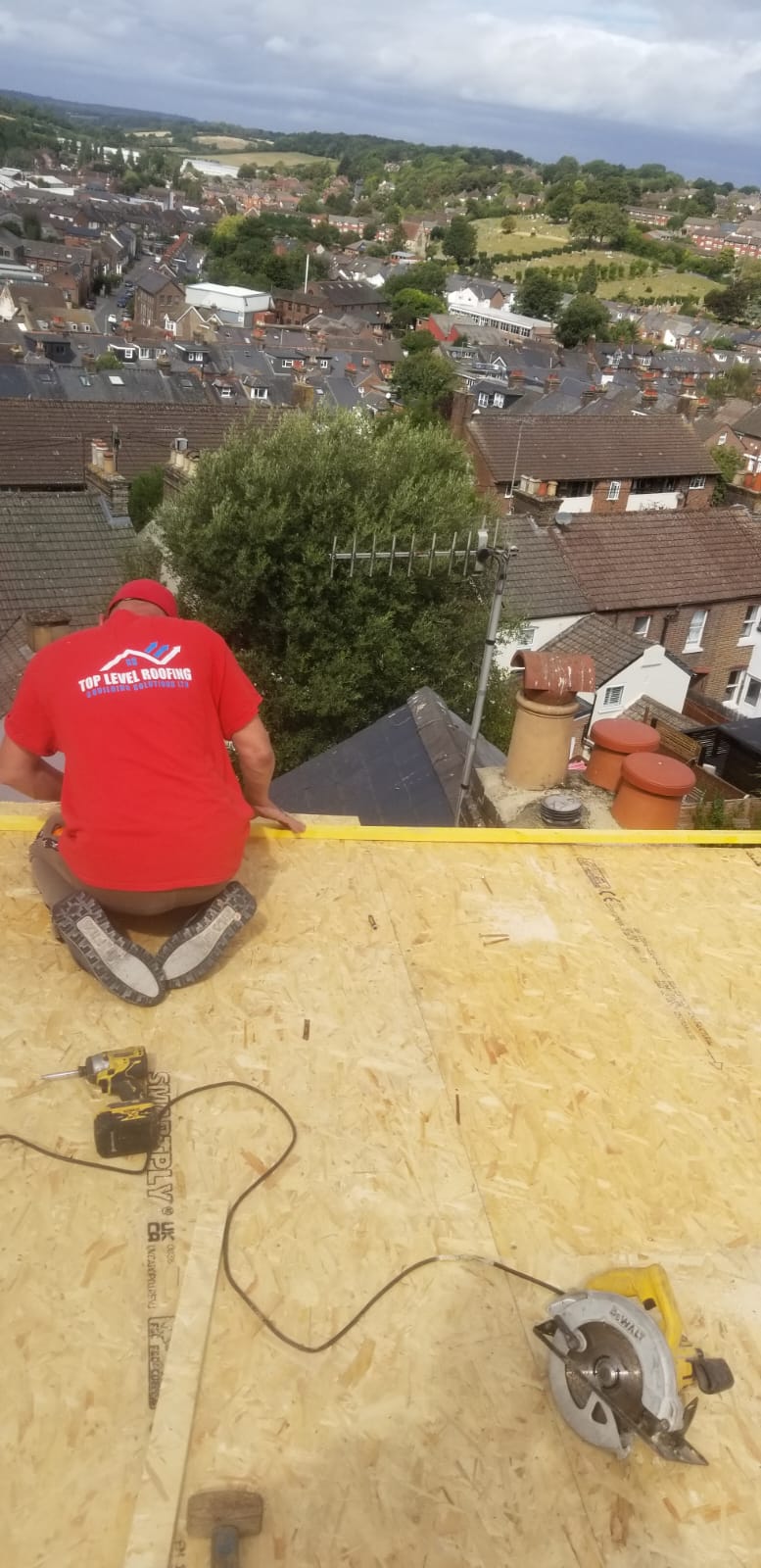 Flat roof by Top Level Roofing & Building Solutions