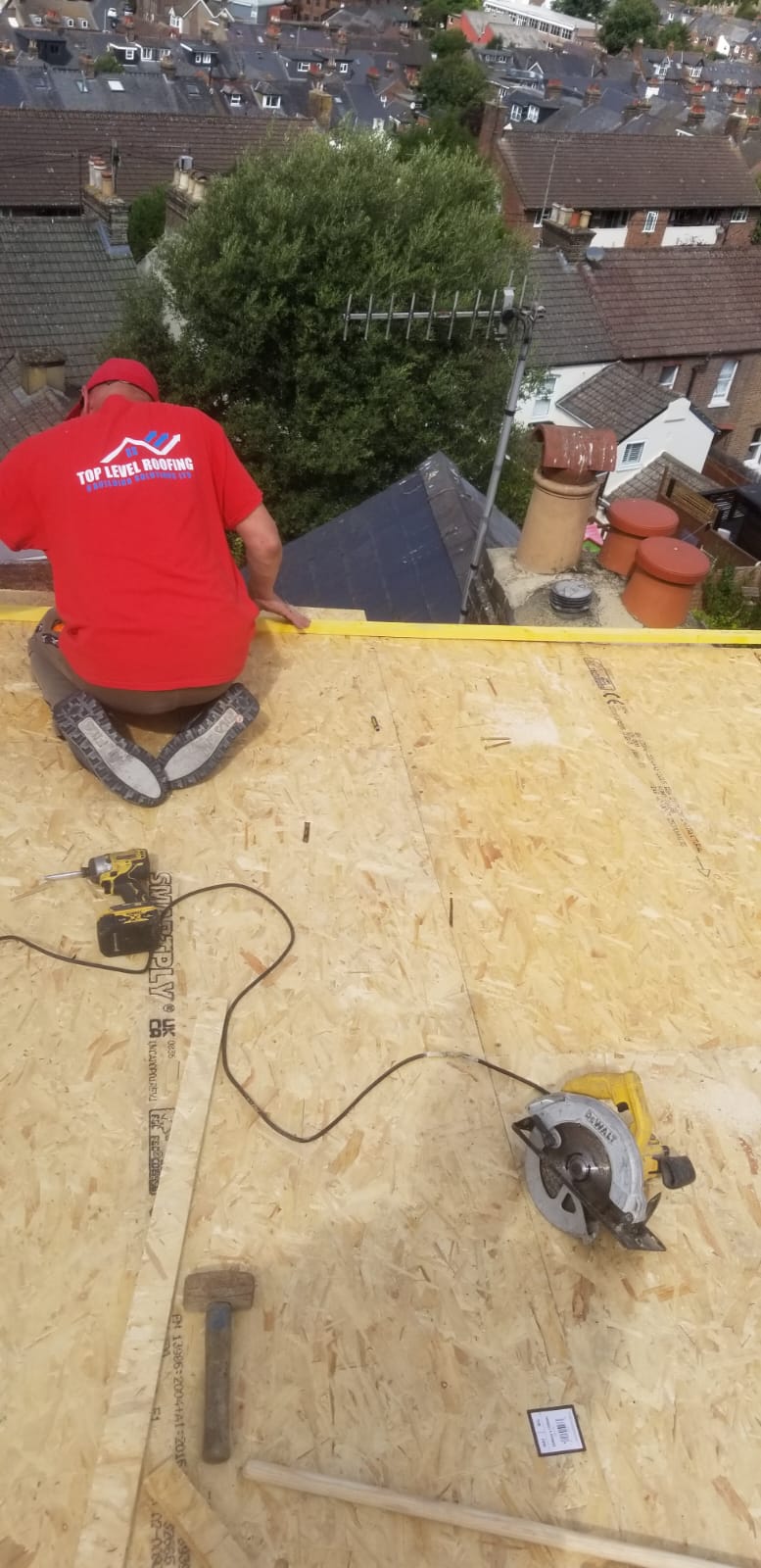 Flat roof by Top Level Roofing & Building Solutions