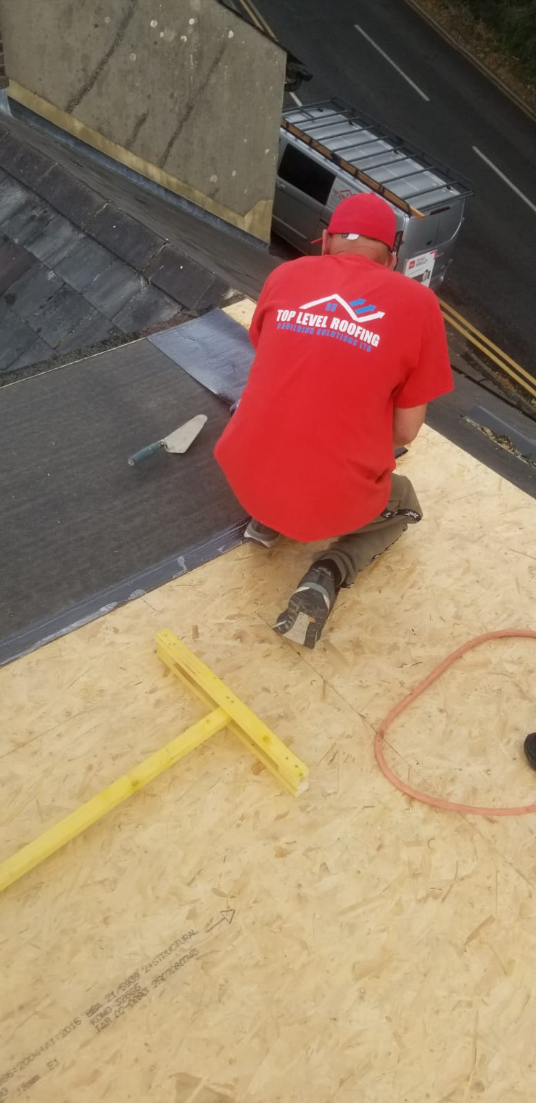 Flat roof by Top Level Roofing & Building Solutions